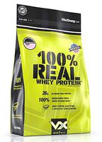 VitaXtrong 100% Real Whey Protein Powder | 26g of Premium Whey Protein Isolate Blend | Low Carb, Low Sugar, Low Fat Protein for Lean Muscle & Increased Strength - (Strawberry Blast, 2lbs, 26 Serv)