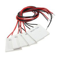 WINOMO 5pcs TEC1-12706 TEC Thermoelectric Cooler Peltier Cooler Heatsink 12V 6A