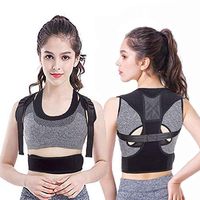 Sixport Posture Corrector for Men and Women, Kyphosis Humpback Upper Back Brace, Clavicle Support Correct Belt and Pain Relief for Neck, Back & Shoulder