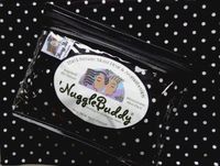 'NUGGLEBUDDY New! Microwavable Moist Heat & Aromatherapy Organic Rice Pack-Cold Pack. Trendy Black & White Pin Dot Fabric infused with LAVENDER & LEMONGRASS Aromatherapy! The Perfect Gift!