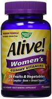 Nature's Way Alive Women's Energy Gummy Multi-Vitamins, 75 Count
