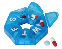 Ezy Dose 7-Day, 7-Sided Pill Reminder, 2-pack