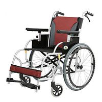LS Wheelchair - Aluminum Alloy Portable Elderly Trolley Folding Light Travel Light Small Scooter Size: 70x97x93cm