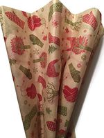 Gift WRAP Tissue Paper for Christmas, 24 Sheets, Large 20x30, Printed Decorative Tissue Paper for Gift Wrapping (Hats & Mittens)