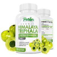 Cleansing Triphala 1100mg Supplement for Extra Strength Detox Support, Natural Digestive Aid, Powerful Antioxidant. 120 Veggie Capsules for 60 Day Supply. Made in USA