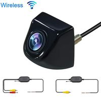 L-Way Wireless Universal Waterproof Rear View Camera, with Video Signal Transmitter Receiver Kit for Car Parking Monitor System