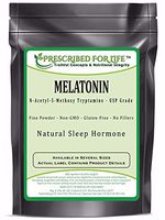 Melatonin - N-Acetyl-5-Methoxy Tryptamine Powder - Natural Sleep Hormone, 12 oz (340 g)