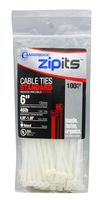 Cambridge ZipIts Multi Purpose Cable Ties Zip Ties 6 Inch 40 Lb 100 Pieces Standard Duty Natural