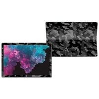 MightySkins Skin Compatible with Microsoft Surface Pro 6 Tablet - Black Camo | Protective, Durable, and Unique Vinyl Decal wrap Cover | Easy to Apply, Remove, and Change Styles | Made in The USA