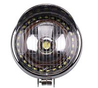 Round LED Headlights 5 inch Motorcycle Headlight Angel Eyes Spotlight Light Work Lights Replacement for Harley Honda Yamaha Kawasaki Suzuki Cruiser (1 COB + 27 LED)