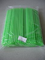 150 Pcs Green Thick Drinking Straws Party Cocktail Milkshakes Tea. New. Diameter: 0.3 Inches, Length: 10 Inches