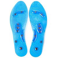 Bokze 1 Pair Transparent Massage Gel Insoles Magnetic Massage Foot Therapy Reflexology Pain Relief Shoe Insoles Washable and Cutable
