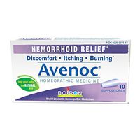 Boiron Avenoc, 10 Suppositories, Homeopathic Medicine for Hemorrhoid Relief