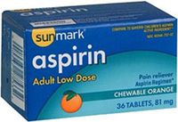 sunmark - Pain Relief - 81 mg Strength - Tablet - 36 per Box-MCK