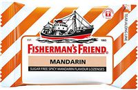 Fisherman's Friend Sugar Free Refreshing Spicy Mandarin Flavor Cough Lozenges, 25g pack, (Pack of 12)