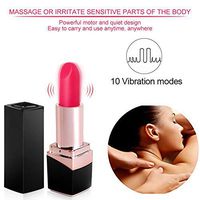 Wireless USB Cable Lipstick Licking Sti-mu^LAT-or Rechargeable Cordless Pleasure Waterproof Soft Quiet Rǎbbít Vǐbrǎtǒrs Family Health Sports Equipmen for Foot Back Neck
