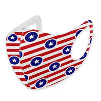 Mouth Masks for Dust Protection Anti Face Mask Washable Earloop Mask -American Flag