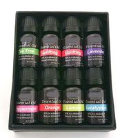 DeluxeOil Aromatherapy Therapeutic Deluxe Essential Oil Gift Set - 8 Pack