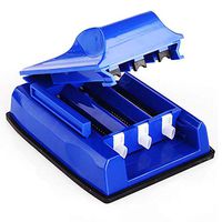 High Grade Plastic Manual Tobacco Maker, Triple Cigarette Rolling Machine Tube Roller, Easy Use Portable Cigarette Device, Rolling Machine Tube Injector,Blue