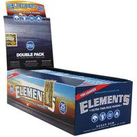 ELEMENTS Rolling Papers Double Pack 100 Leaves UNFLAVORED Flavor Pack of 24