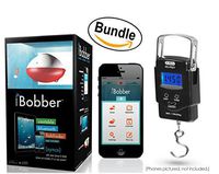 iBobber Wireless Bluetooth Smart Fish Finder for iOS and Android devices & Dr. Meter PS01 110lb/50kg Electronic Balance Digital Fishing Postal Hanging Hook Scale (Bundle)