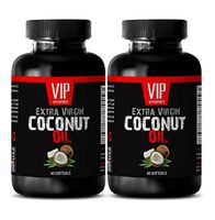 Immunity Support - Coconut Oil Extra Virgin - Coconut Oil Pills - 2 Bottles 120 Softgels