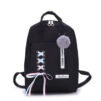 CANRAN School Backpack Teen Girls Bookbag for Laptop Book Bag Travel Rucksack Daypack for Men Women Boys Girls (Black)