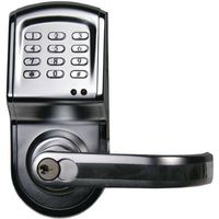Linear 212LS-C26DCR-RT Electronic Access Control Cylindrical Lockset, Right Hand Opening (Black)