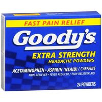 Goody S Ex Strngth Powder Size 24ct Goody'S Extra Strength Headache Powder 24ct