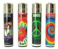 Bundle - 4 Items - Clipper Lighter Tie Dye Trip Collection by Clipper