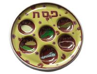 Disposable Floral Passover Pesach Seder Plate/Pack of 100