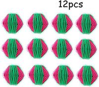 Pet Hair Remover Balls for Laundry, Lint Remover Balls - Non-Toxic Reusable Dryer Balls Washer and Dryer Ball Remove Long Hair from Dogs and Cats on Clothes in The Washing Machine 12 Packs