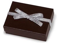 Pack Of 50, 6" Met. Silver Stretch Loops 1/4" Wide Elastic Ribbon w/Bow Great For Jewelry Boxes