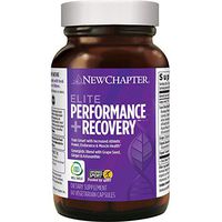 New Chapter Pre Workout, During Workout & Post Workout Supplement - Elite Performance + Recovery for Competitive Training - 60 Vegetarian Capsules