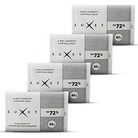 Luxet 72% High Quality 2-Way Control Humidity Packs Perfect for Herb Flowers, Cigars, and Tobacco - Leak Free Humidifier and Dehumidifier No Distilled Water or Activation Required 60 Gram - 4-Pack