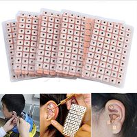 Yiitay 600pcs Ear Acupuncture Massage Therapy Needle Patch Seeds Sticker Earphone Therapy Ear Care