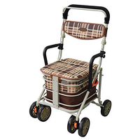 Multifunctional Walking Aids With Wheels Shopping Trolley Beautiful And Practical Seat Suitable For The Elderly