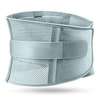 DONGBALA Lumbar Support Belt, Lower Back Brace Adjustable for Pain Relief Dual Adjustable Compression Straps Herniated Disc Sciatica Scoliosis Fits Men Women Belly (Green),L