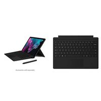 Microsoft Surface Pro 6 (Intel Core i7, 16GB RAM, 512 GB) - Newest Version, Black & FMM-00001 Type Cover for Surface Pro - Black