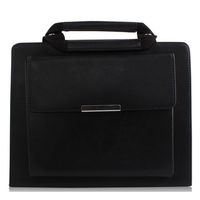 2019 iPad 10.5 (3rd Gen) Case Cover, elecfan Smart Stand Book Flip Folio Case with Wallet Handle Pocket Multiple Viewing Angle Stylish Shockproof Handbag Design for 2019 iPad Air 3 10.5 inch, Black