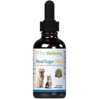 Pet Wellbeing Blood Sugar Gold for Cats - Natural Support for Healthy Blood Sugar Levels in Cats - 2 Ounce 59 Milliliter