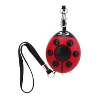 Personal Alarm Attack Alarm 120dB Portable Personal Security Alarm Beetle Ladybug Alarm with Key Chain