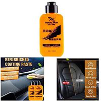 Auto&Leather Renovated Coating Paste Maintenance Agent,Polishing Compound&Scratch Remover, Leather Renovation Paste Maintenance Agent, Easily Wipes Away Contaminants Without Harming Leather (120ml)