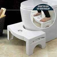 ALEXTREME Toilet Stool, Folding Multi-Function Toilet Stool Portable Step for Home Bathroom