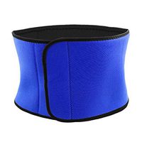 uxcell Blue Neoprene Adjustable Unisex Lumbar Manacle Strap Belt Support Waist Protector