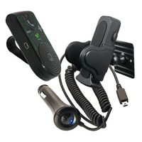 Motorola T307 Movistar Car Visor Mount Bluetooth Speakerphone Car Kit with Car Charger and Universal Mobile Phone Holder Cradle