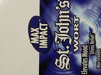 Max Impact St. John's Wort 333mg Caplet 30 Caplets Bottle