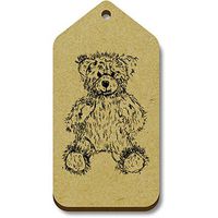 Azeeda 10 x 'Teddy Bear' 66mm x 34mm Gift Tags (TG00005516)
