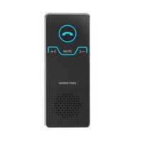 Wireless Car Speakerphone Bluetooth in-car Speaker Receiver Sun Visor Car Stereo Player Hands-Free Car Kit for iPhone Samsung LG