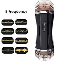 Zx-Fjb Personal Tools 18 Frequency Suction Male Life Cup Interactive Pronunciation Male Tools Adult Products Men's Cup Deep Throat Electronic Toy Cup with Sweet Voice Cool Toy for You